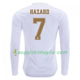 Divisa di Calcio Real Madrid Eden Hazard 7 Prima 2019/2020 Manica Lunga